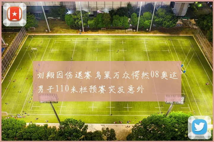 刘翔因伤退赛鸟巢万众愕然08奥运男子110米栏预赛突发意外